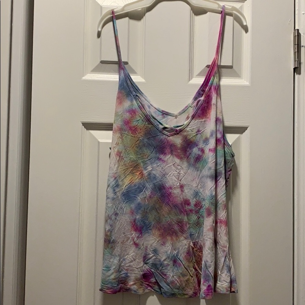 One of a kind Hand Tie Dyed Tank Top